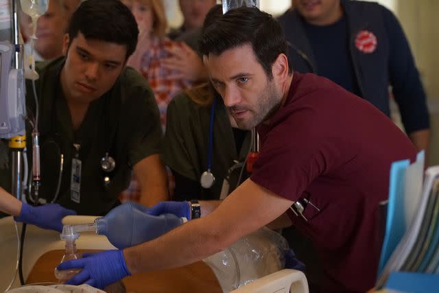 <p>Elizabeth Morris/NBCU Photo Bank/NBCUniversal via Getty</p> Colin Donnell as Dr. Connor Rhodes in 'Chicago Fire'