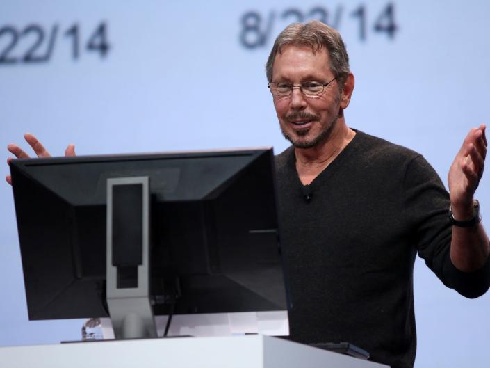 Larry Ellison, the founder of Oracle.
