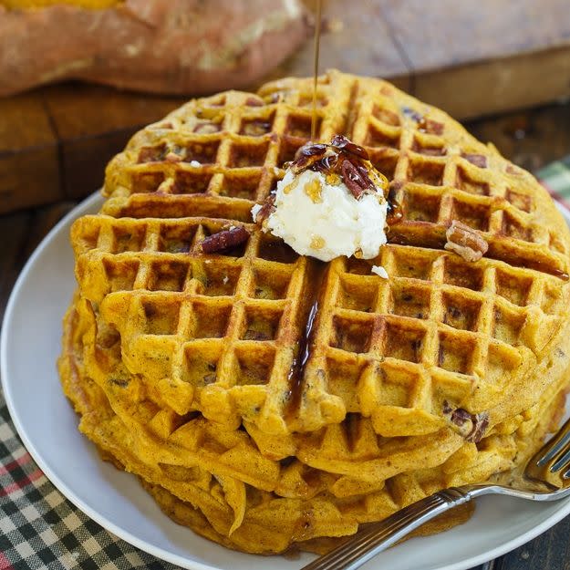 Sweet Potato Waffles