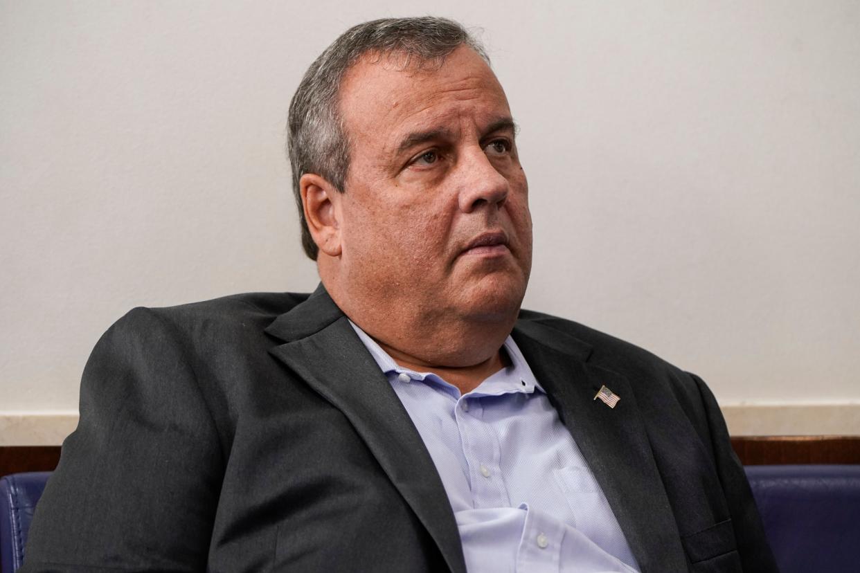 Chris Christie, the former New Jersey governor, has admitted himself to hospital with coronavirus (Getty Images)