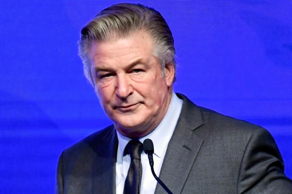 Alec Baldwin emcees the Robert F. Kennedy Human Rights Ripple of Hope Award Gala at New York Hilton Midtown on Dec. 9, 2021. Evan Agostini/Invision/AP