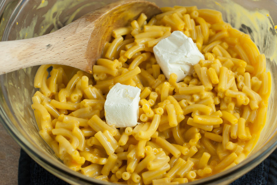 Mac 'n' cheese with cream cheese