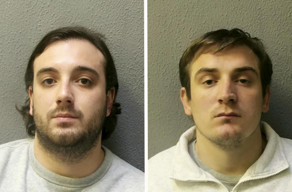 Alfie Atherton (left) and Reed Roberts (right) have both been jailed for a total of 18 years. (SWNS)