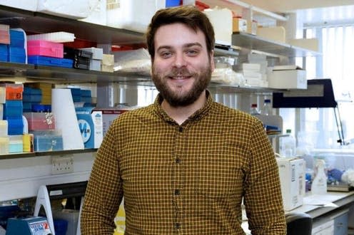 <span class="caption">Dr Connor Bamford, a Wellcome Research Fellow in virology and antiviral immunity.</span>