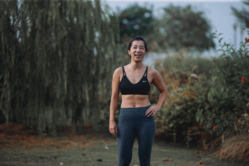 This week in Singapore #Fitspo: Elise Poh.  (Photo: Cheryl Tay)