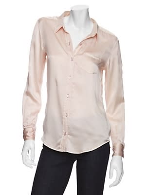 Equipment washed silk blouse, $159, at Intermix