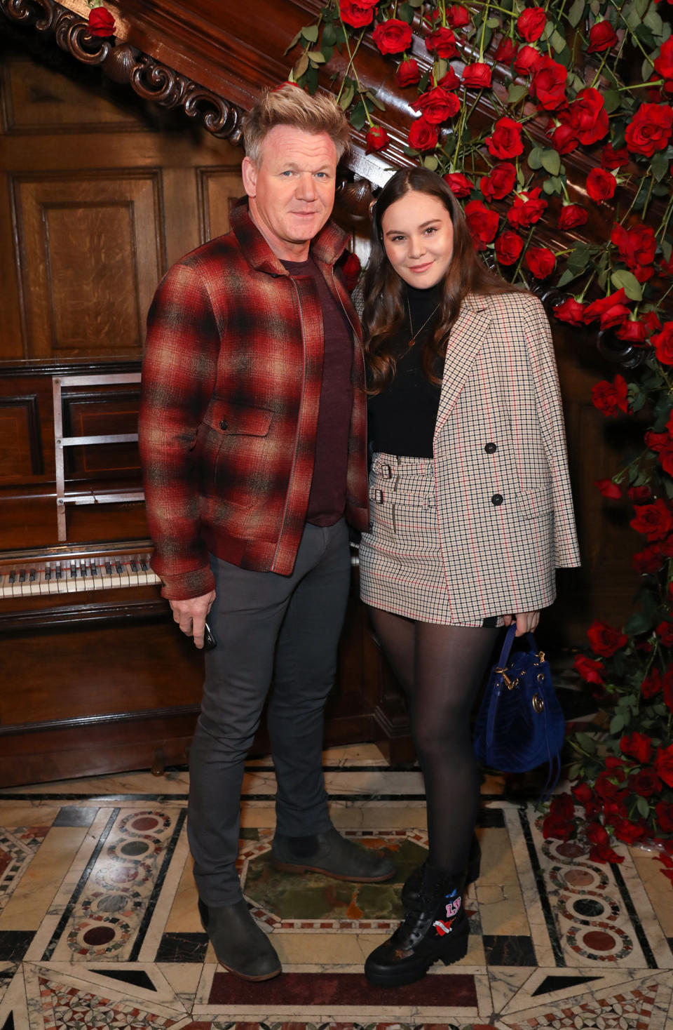 Gordon Ramsay and Holly Ramsay attend the Kent & Curwen presentation during London Fashion Week Men's January 2019 at Two Temple Place on January 6, 2019 in London, England. (Darren Gerrish / Darren Gerrish/WireImage)