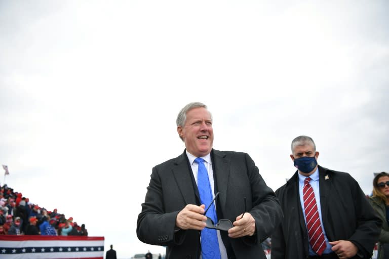 Mark Meadows was White House chief of staff during the presidency of Donald Trump (MANDEL NGAN)