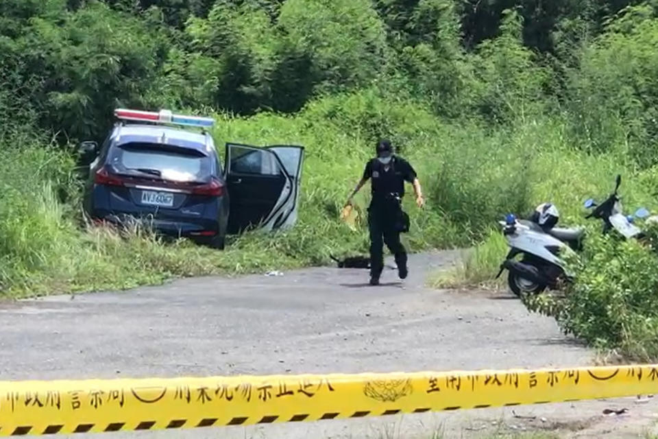 台南2警殉職配槍彈現場找不到，疑被搶。