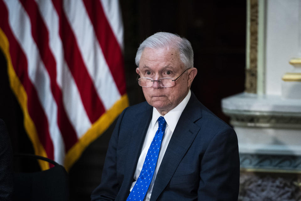 Jeff Sessions helped announce a "zero tolerance" policy that led to mass family separations at the border. (Photo: The Washington Post via Getty Images)