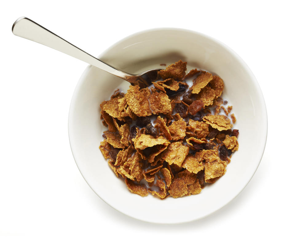 Raisin Bran ranks No. 1 on one of our nutritionists' list of the best cereal choices, but not on another's. (Photo: jaker5000 via Getty Images)