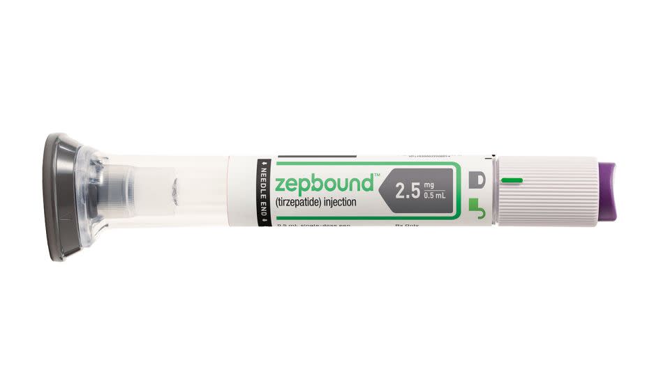 The injectable medication Zepbound, manufactured by Eli Lilly, was approved by the FDA on November 8 to treat chronic obesity. - Eli Lilly/AP/FILE