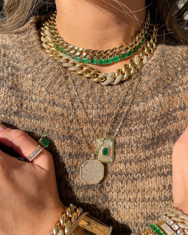 <p>Fans of big, bold and diamond-covered jewellery will love SHAY, the LA brand founded by a mother-daughter duo with a decidedly high-fashion eye. </p><p><a class="link " href="https://www.mytheresa.com/en-gb/designers/shay-jewelry.html" rel="nofollow noopener" target="_blank" data-ylk="slk:SHOP SHAY NOW;elm:context_link;itc:0;sec:content-canvas">SHOP SHAY NOW</a></p><p><a href="https://www.instagram.com/p/ClWXOTitMFx/?hl=en" rel="nofollow noopener" target="_blank" data-ylk="slk:See the original post on Instagram;elm:context_link;itc:0;sec:content-canvas" class="link ">See the original post on Instagram</a></p>