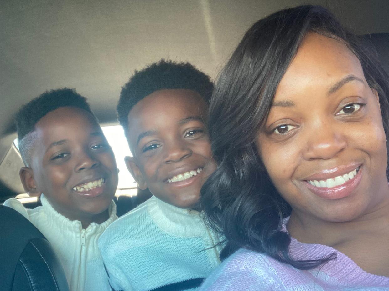 Kimberly McNair and her two sons