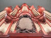 Die reich verzierte Orgel in Midwolda befindet sich noch im Originalzustand. Foto: Bernd Meier