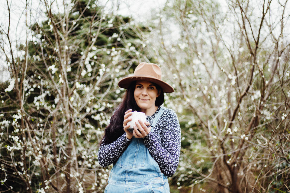 Laura Greenland smiling in the outdoors