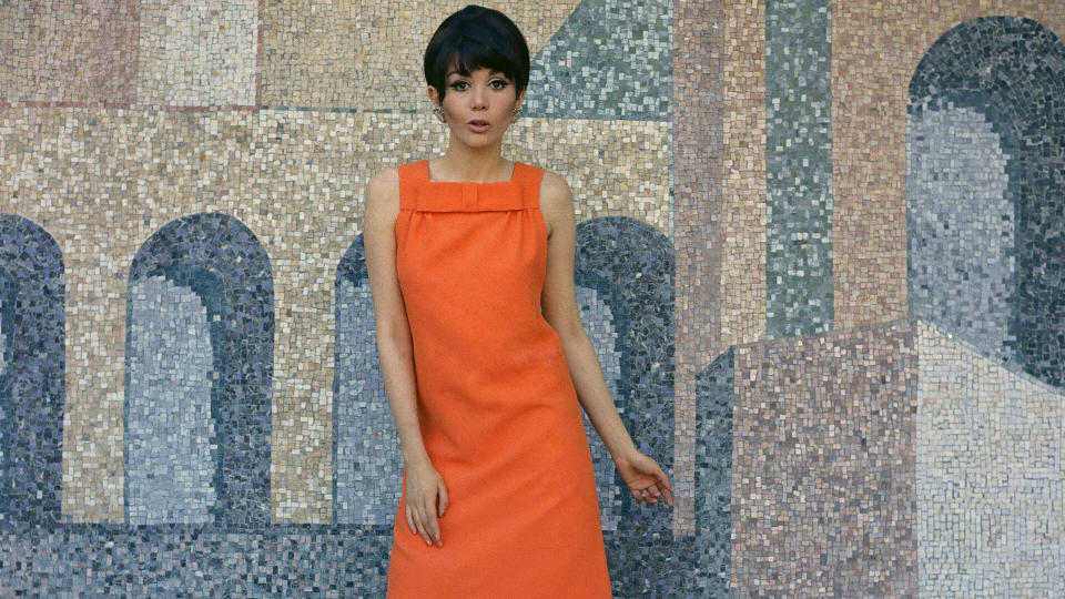 wool dress fashion in 1967