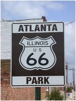 Inside Route 66 Park, on the corner of Arch and Race Street, right on the 1926 Route 66 alignment, memories from Atlanta’s past come to life.