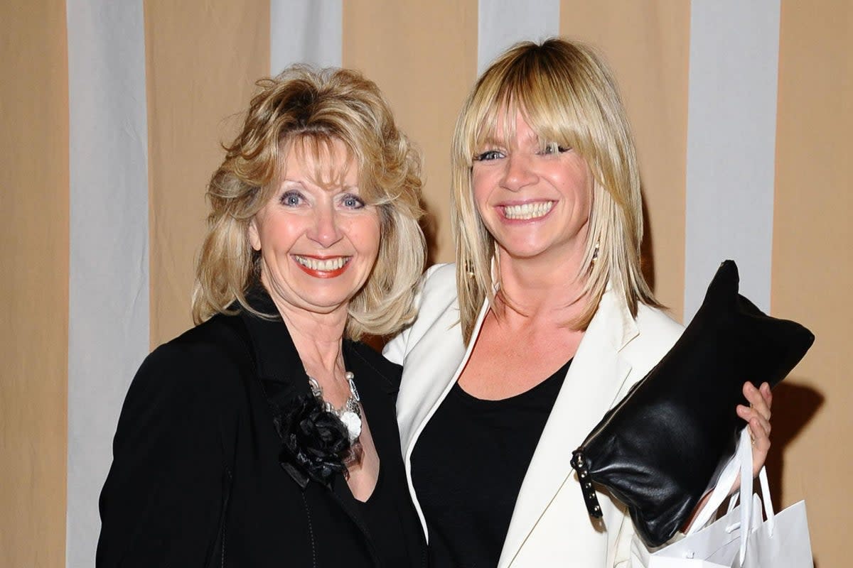 Zoe Ball and her mother Julia in 2010 (PA)