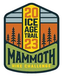 Hikers who complete the Ice Age Trail’s Mammoth Hike Challenge in 2023 will receive this patch.