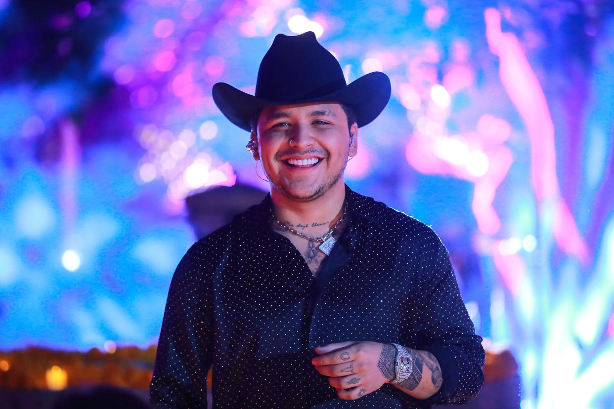 Christian Nodal ha logrado crear un nuevo género musical y darle vida al regional mexicano. (Manuel Velasquez/Getty Images for The Latin Recording Academy )