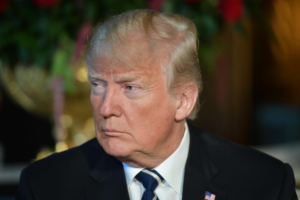 President Donald Trump took a softer than expected stance against the Nike deal with Colin Kaepernick while calling it a terrible message. (Getty)