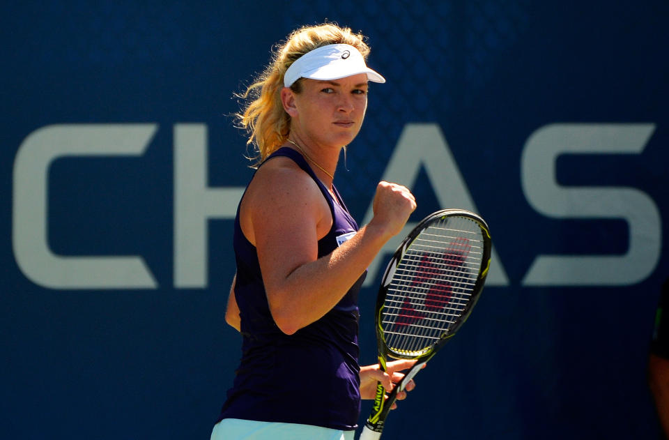 On Day 1 of the 2016 U.S. Open at the USTA Billie Jean King National Tennis Center in New York City. (Photo: Getty Images)