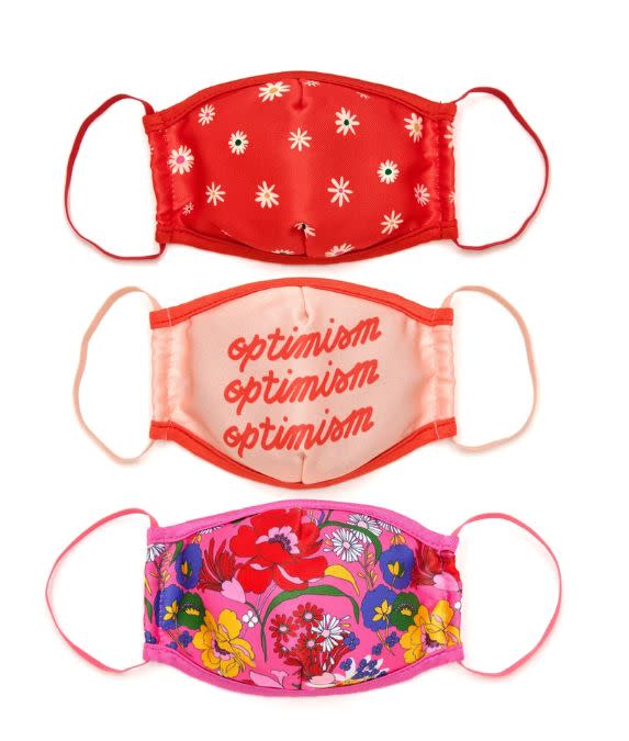 Find this Fa<a href="https://fave.co/3gtR5na" target="_blank" rel="noopener noreferrer">ce Mask 3 Pack for $20</a> at Bando.