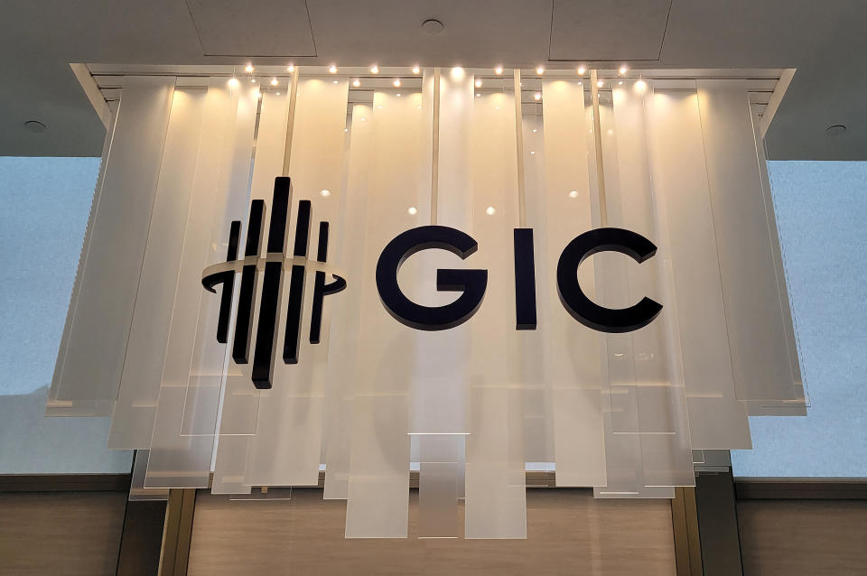 A GIC sign is pictured at their office in Singapore July 26, 2022. REUTERS/Anshuman Daga