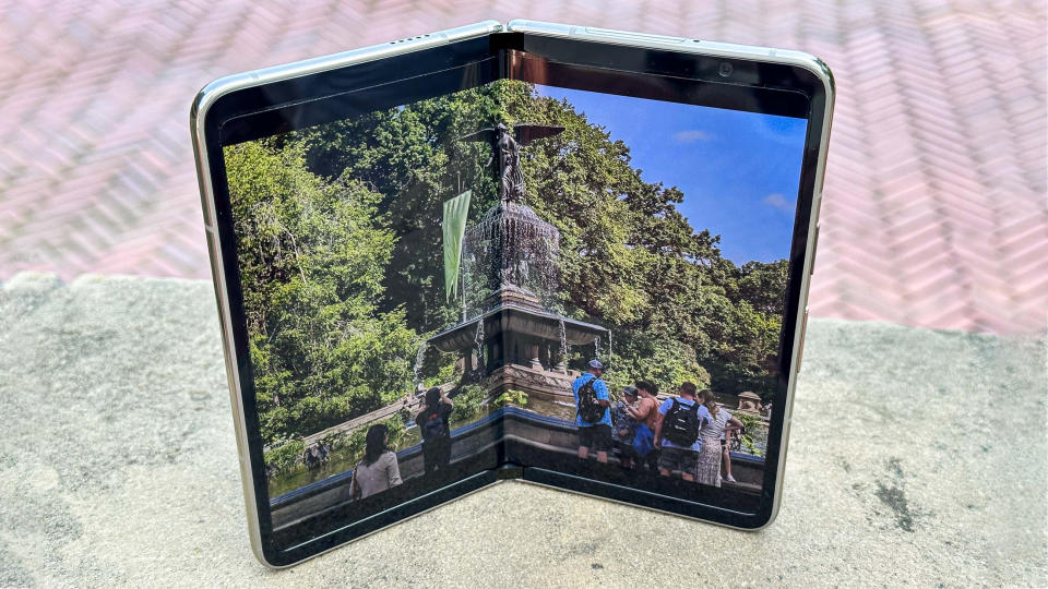 Google Pixel Fold shown folded