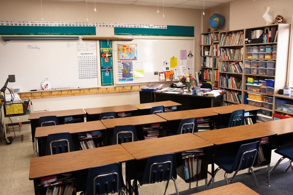 Empty classroom