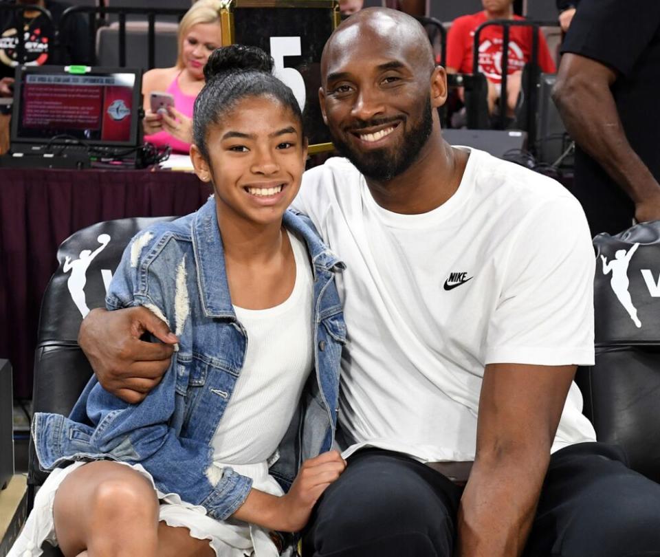 Kobe Bryant (R) and daughter Gianna | Ethan Miller/Getty Images