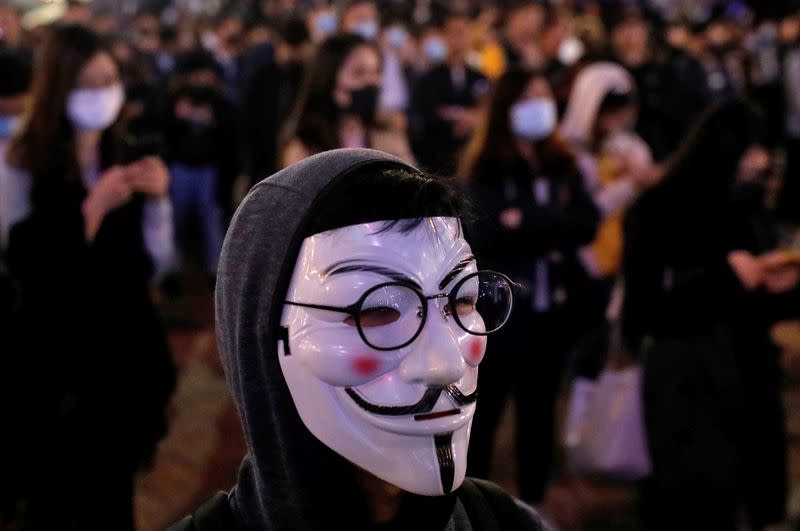 "United We Stand" rally in Hong Kong