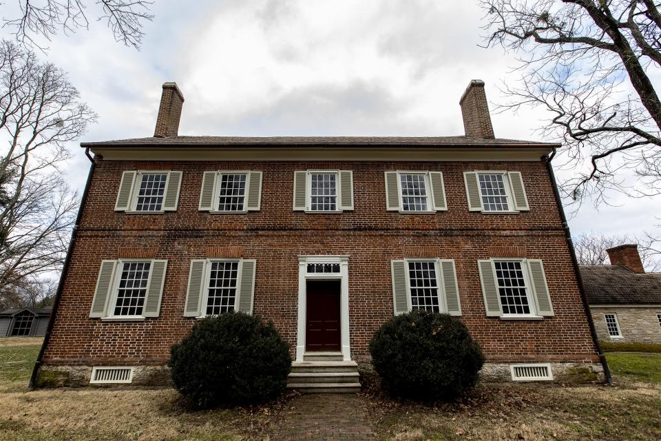 The c.1792 Georgian mansion of Locust Grove was built by William and Lucy Clark Croghan and is a unique example of early Kentucky architecture. Jan. 26, 2021