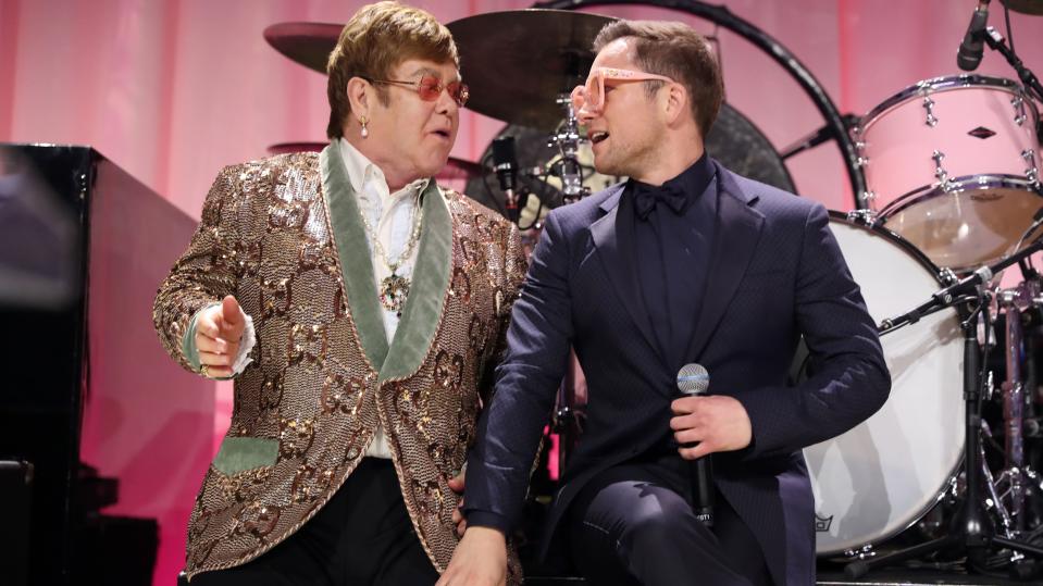 Taron Egerton, Elton John (Getty Images)