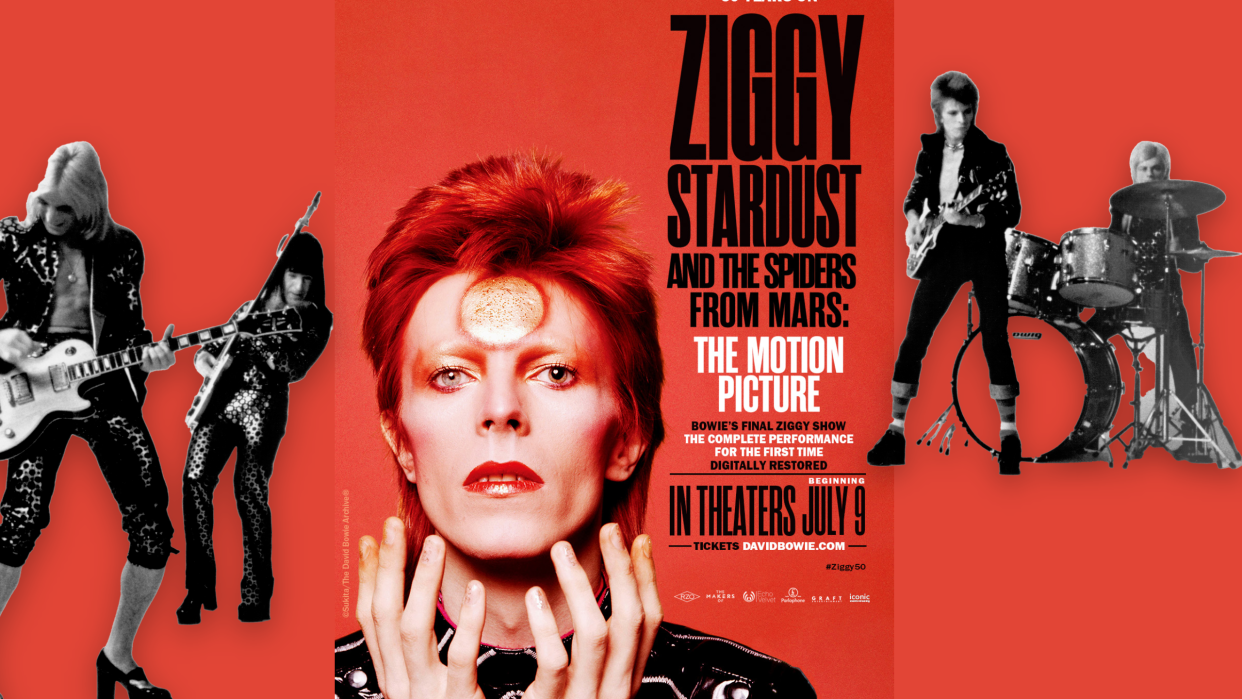  Poster for the Ziggy Stardust movie  