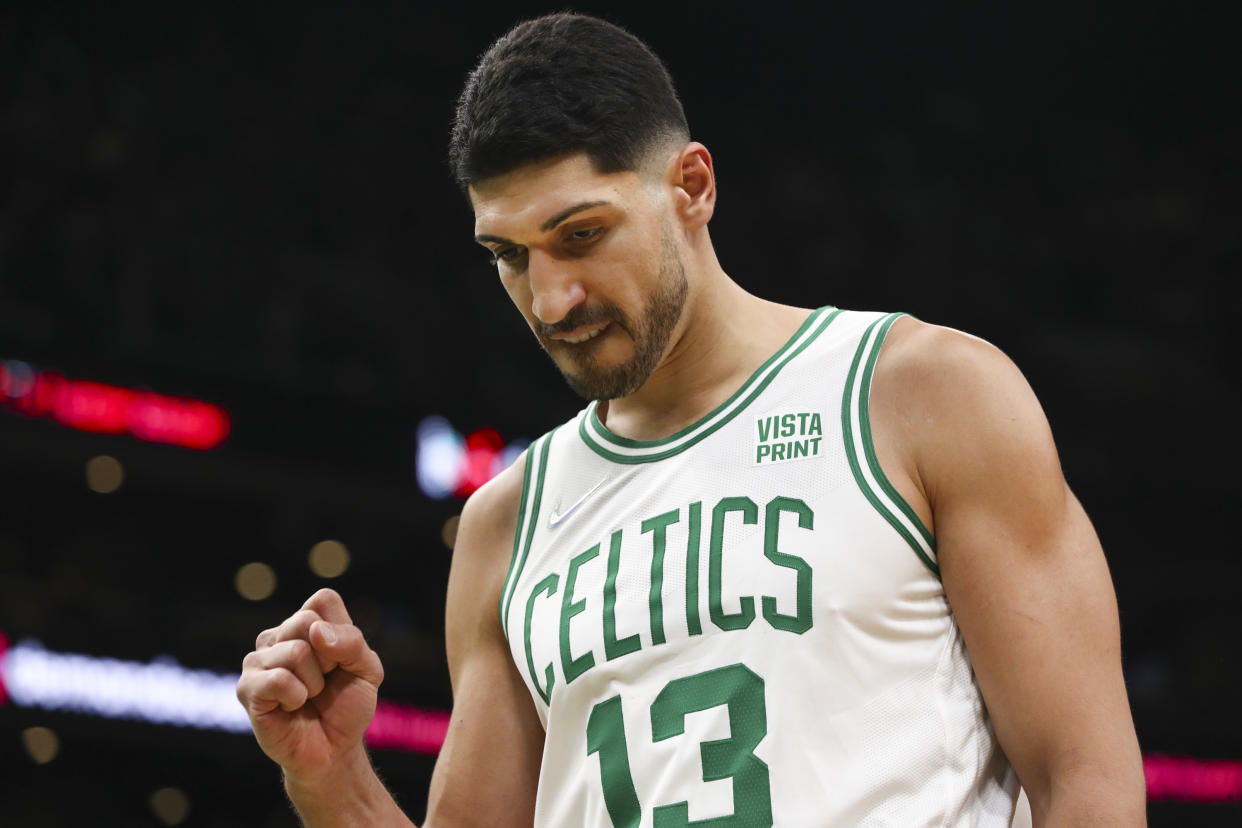 Enes Kanter Freedom with the Celtics.