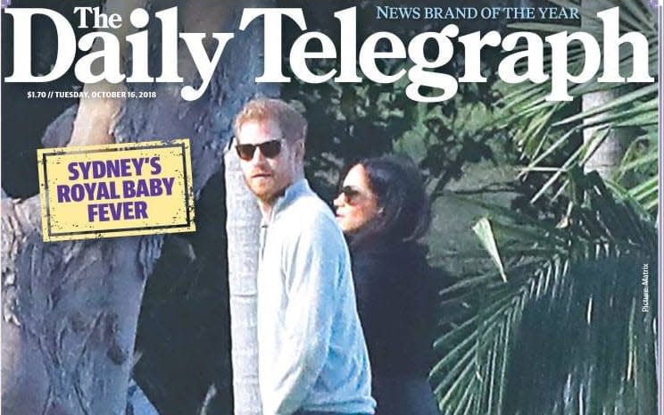 Royal baby fever took hold in the Australian media