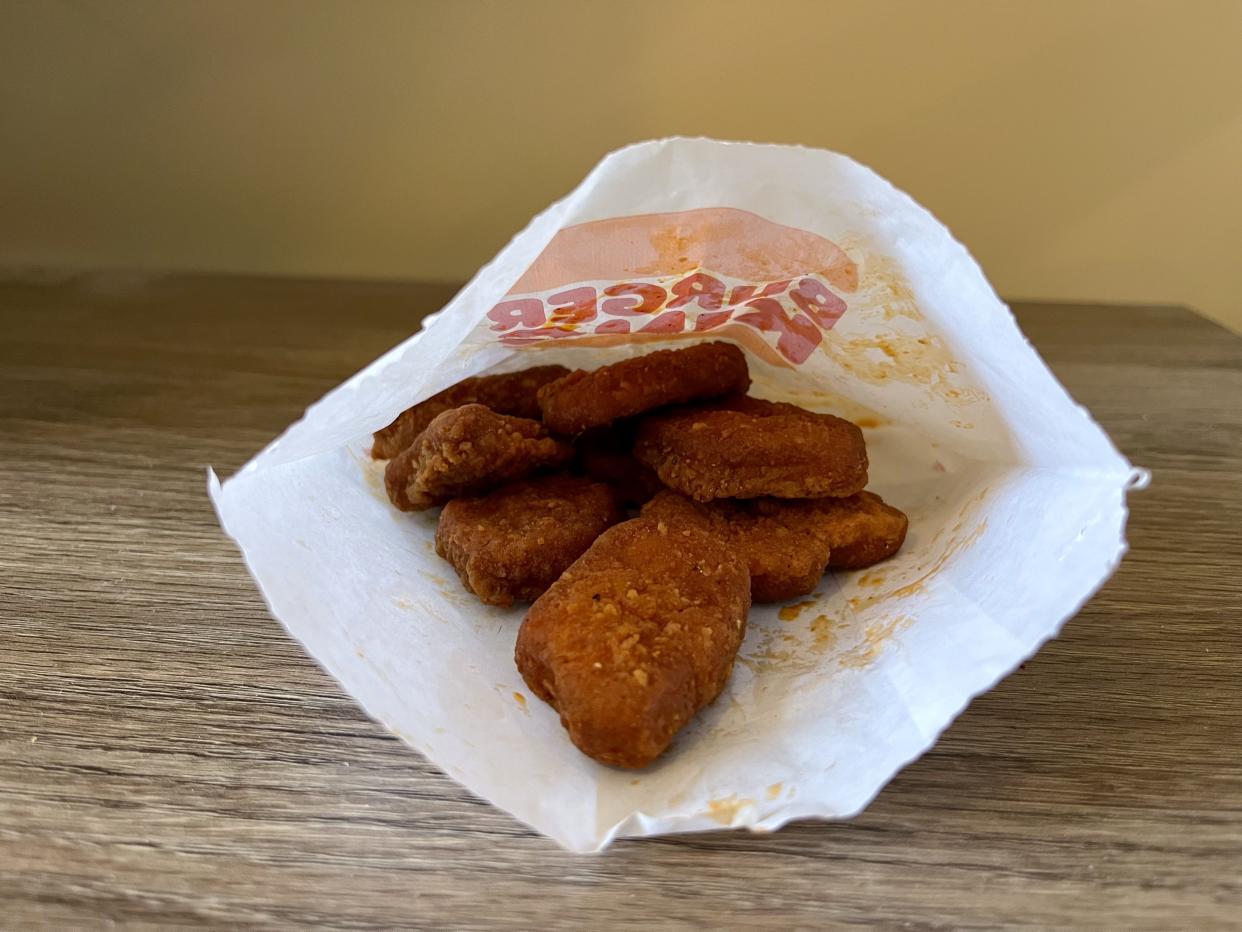 Fiery Buffalo Nuggets from burger king