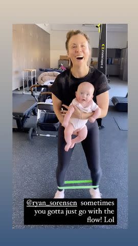 <p>Kaley Cuoco/Instagram</p> Kaley Cuoco and Matilda.