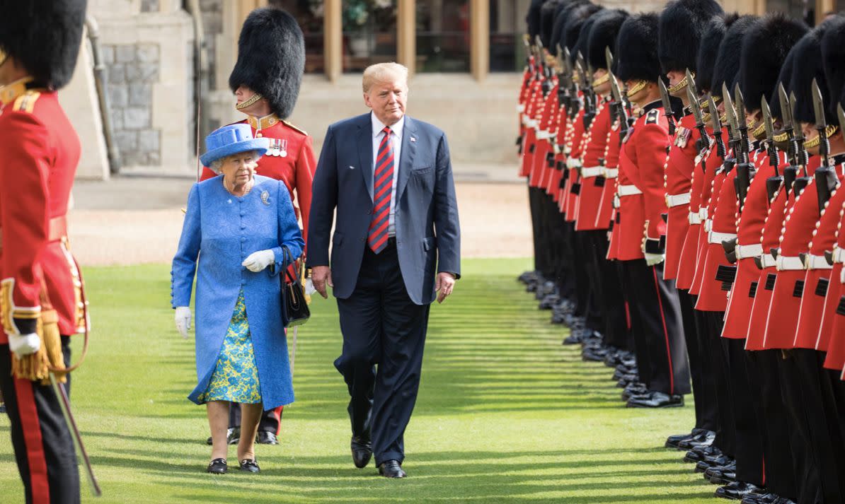 The Queen is set to host Donald Trump during his state visit next month (Getty)