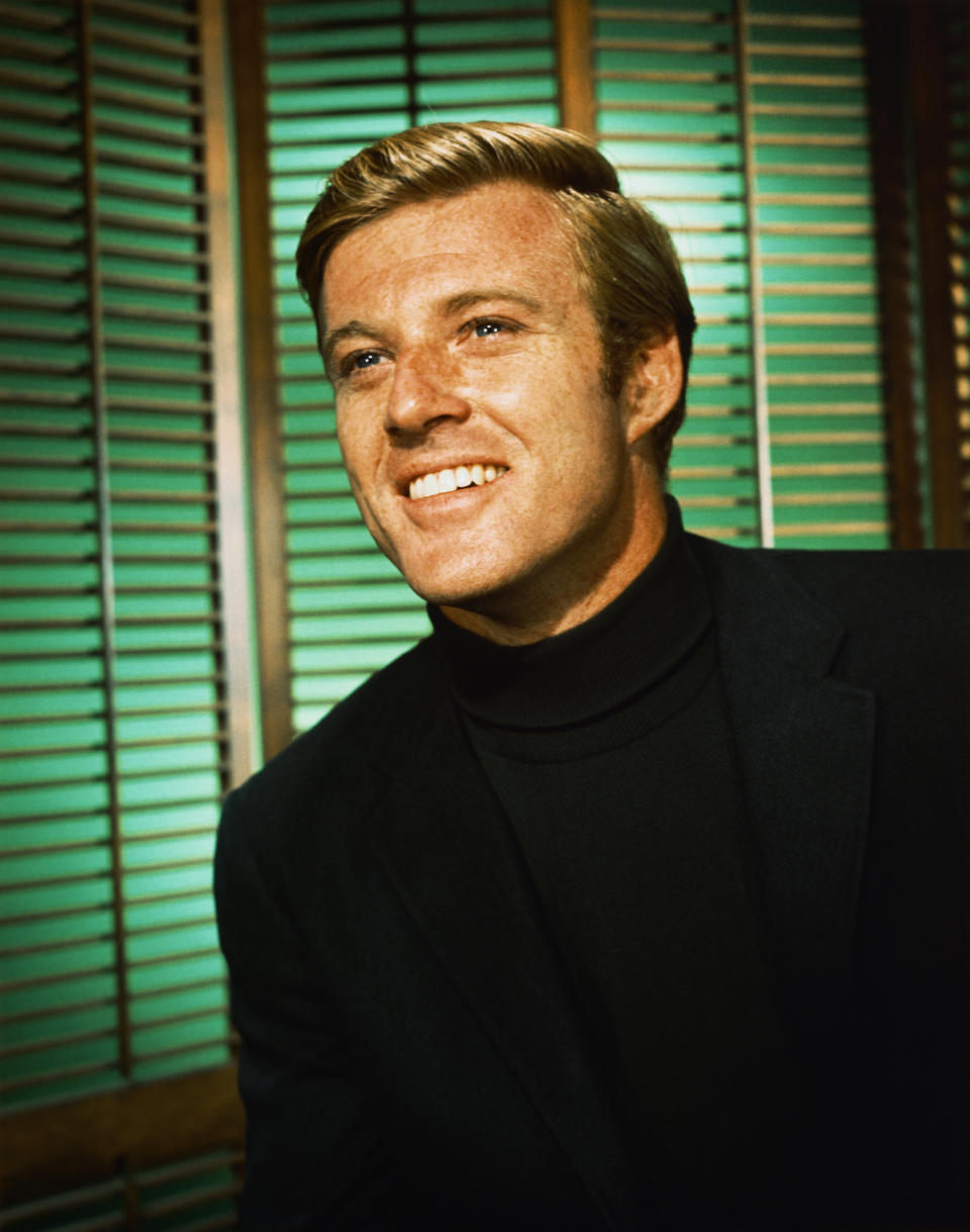 The actor smiling in a turtleneck, circa 1960.