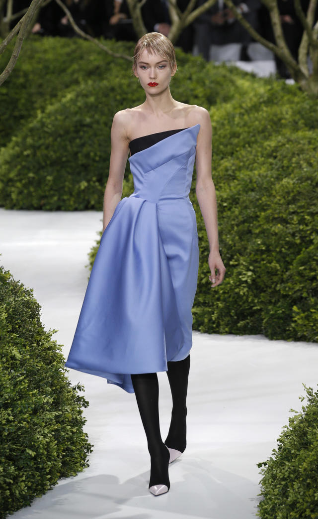 Raf Simons makes his Dior couture garden grow