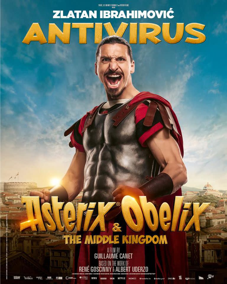 Zlatan Ibrahimovic hace su debut como actor en una película de la saga de Astérix