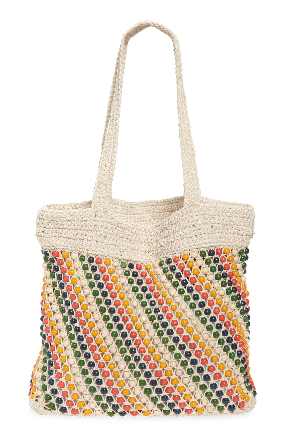 10) Madewell Beaded Crochet Tote