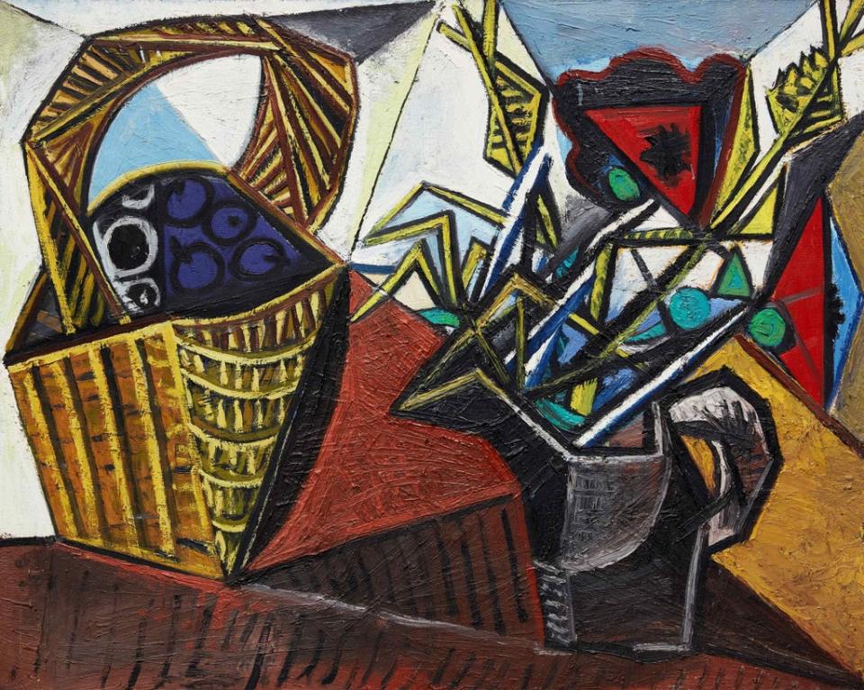 Picasso’s ‘Nature morte au panier de fruits et aux fleurs’ (PA)