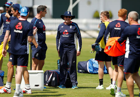 Cricket - England Nets - Lord's Cricket Ground, London, Britain - May 22, 2018 England head coach Trevor Bayliss during nets Action Images via Reuters/John Sibley