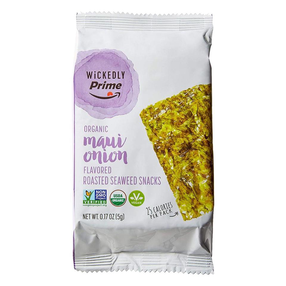 Wickedly Prime Maui Onion Organic Roasted Seaweed Snacks (24-Pack)