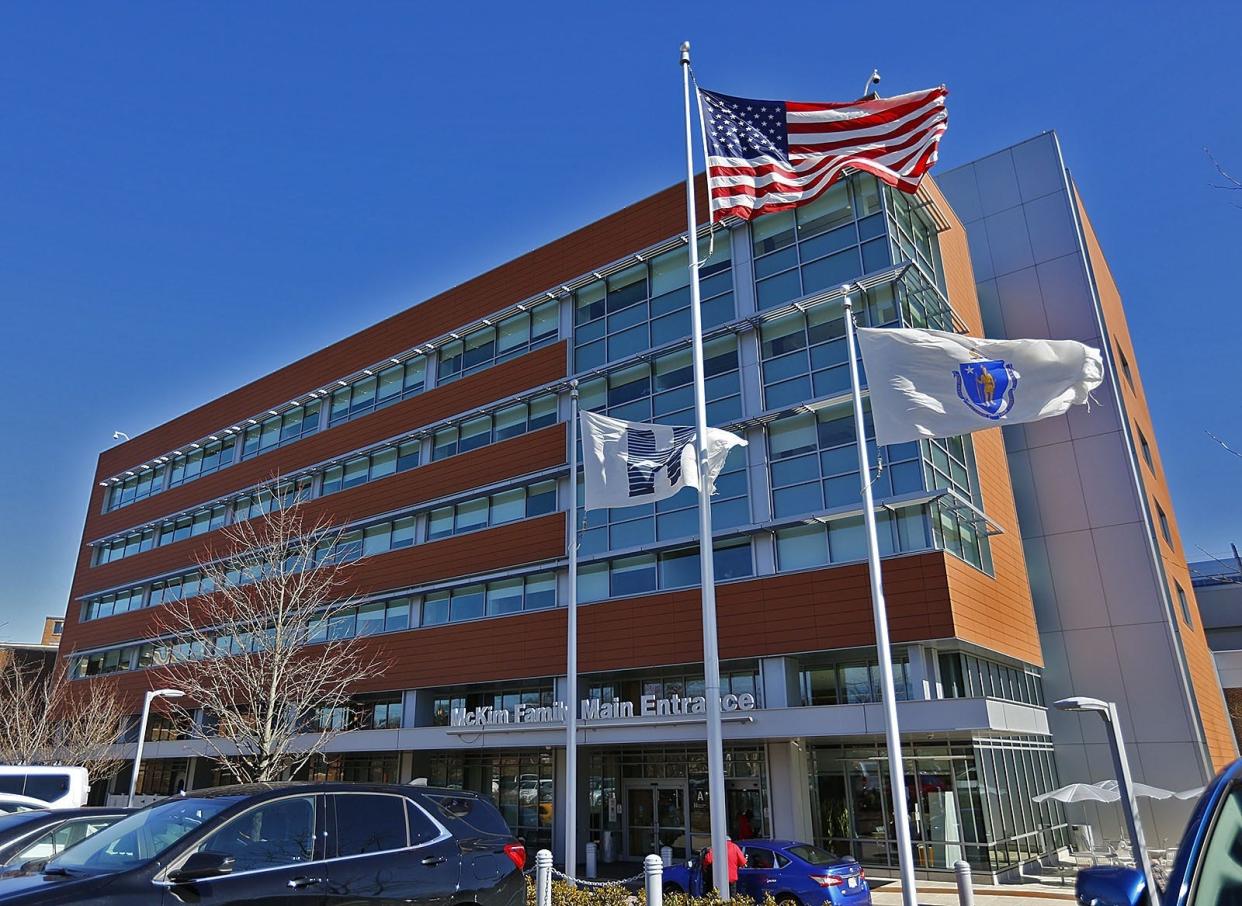 The main campus of South Shore Hospital on Fogg Road in Weymouth.