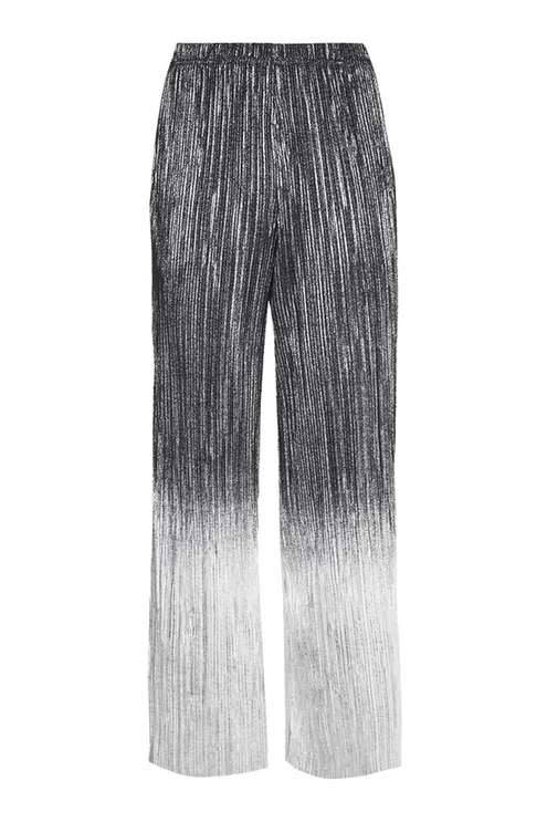 Dip Dye Metallic Trousers